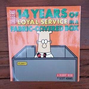 Dilbert 14 Years Of Loyal Service In A Fabric-Covered Box Book - Scott Adams